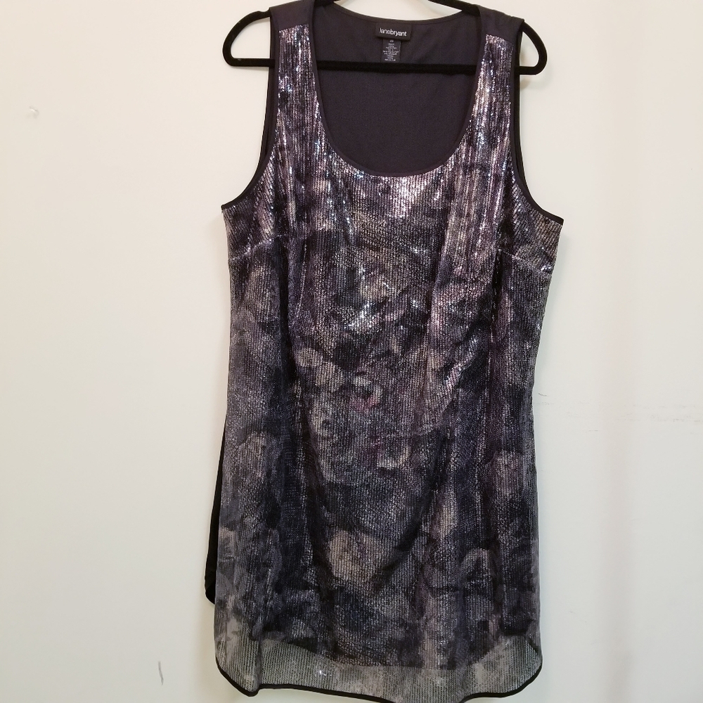 Plus size sequin tunic